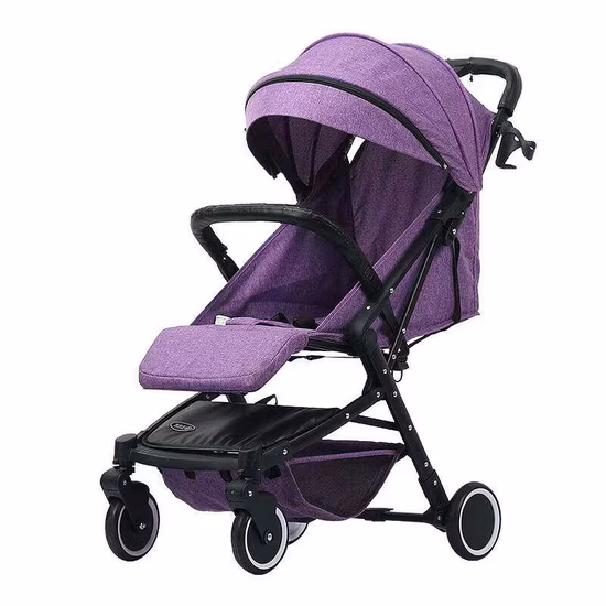 2022 Novo carrinho de bebê com guarda-chuva dobrável de uma mão elegante